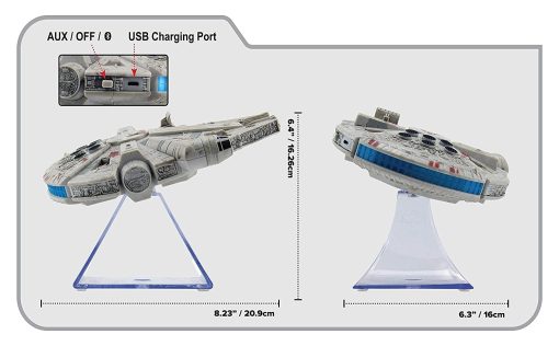 iHome Star Wars Millennium Falcom Bluetooth Speaker