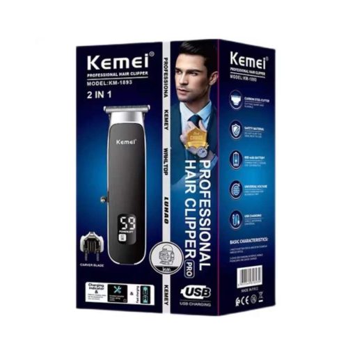 Kemei KM-1893 Ξυριστική Μηχανή Προσώπου Επαναφορτιζόμενη KM-1893 Rechargeable Facial Shaver