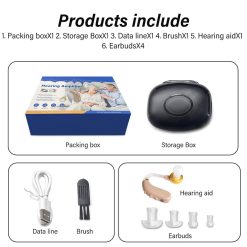 Tulus XB-202 Ακουστικό Βαρηκοΐας XB-202 Rechargeable Hearing Aid