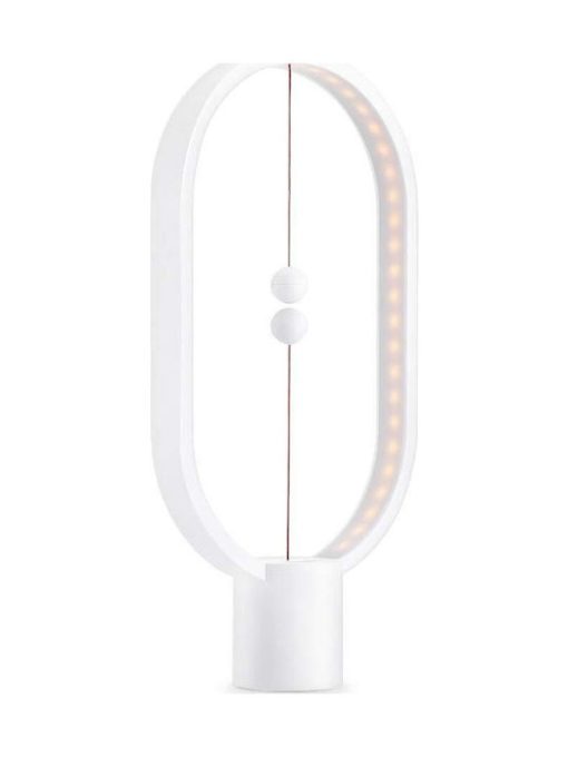 White Allocacoc Heng Balance Lamp Ellipse