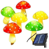 Έγχρωμα επιδαπέδια ηλιακά φωτιστικά μανιτάρια Solar Mashroom Decoration Colorful