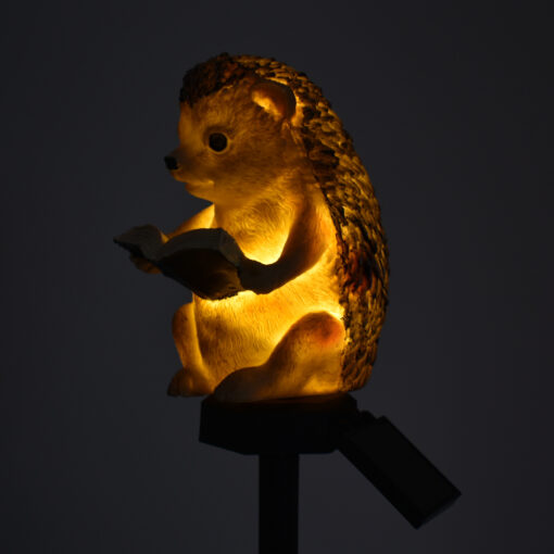 Hedgehog Solar Lamp Warm White Light