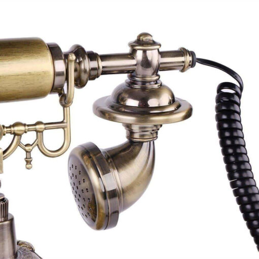 118A Telephone Retro Gold