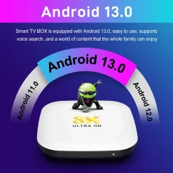 H96 TV Box M2, 8K, RK3528 4/64GB WiFi 6 Android 13 voice assistant