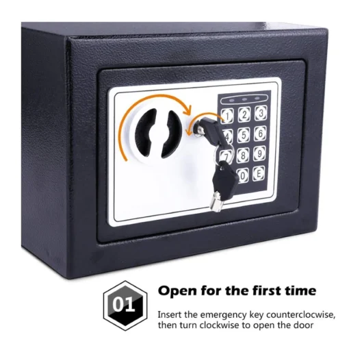 SB-17E POWERTECH Security safe 3-8 digits 17x23x17cm