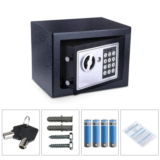 SB-17E POWERTECH Security safe 3-8 digits 17x23x17cm