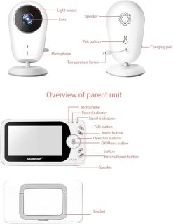 VB608 Set Wireless Baby Monitoring Intercom