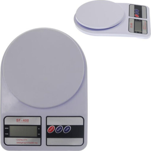 SF-400 Digital Kitchen Scale 1gr/5kg White