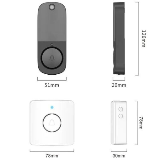 Wireless Doorbell with Camera and Wi-Fi