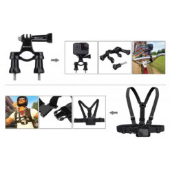 Puluz 50 in 1 Accessory Set for GoPro Action Cameras