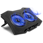 POWERTECH Laptop stand & cooling PT-929 up to 18" 2x 110mm fan LED