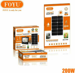 FOYU Solar LED Floodlight 200W Remote Control FO-T8200