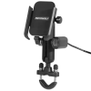 Motowolf Motorcycle Mobile Phone Holder with USB Charging Port MDL2821B-T