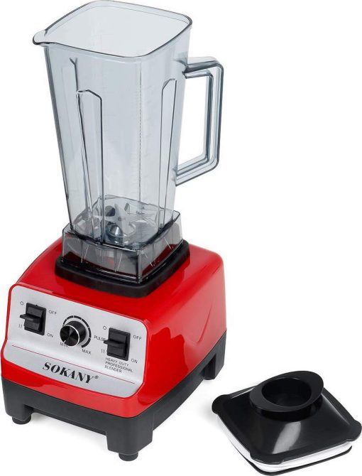 Sokany SK-444 Blender for Smoothies 2.5lt 4500W Red