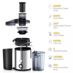 Sokany SK-4000 Juicer 800W Inox Silver