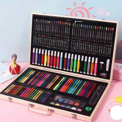 Kelepoyri Painting Set in a Wooden Case 47.5x29.5cm 180pcs