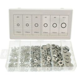 Set of galvanized washers 900 pcs