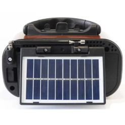 Solar Golon RX-BT618S Retro Portable Radio Rechargeable with Bluetooth and USB Brown