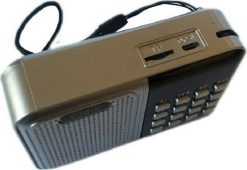 CMiK MK-140 USB Rechargeable Radio Silver