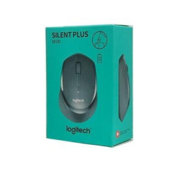 Logitech M330 Silent Plus Wireless Mini Mouse Black