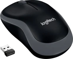 Logitech M185 Wireless Mini Mouse Gray