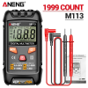 Aneng M113 Digital Multimeter 1999 Counts - Black