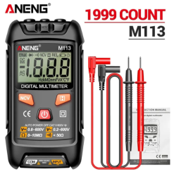 Aneng M113 Digital Multimeter 1999 Counts - Black