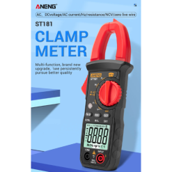 ANENG ST181 Digital Clamp Meter 4000 Counts Multimeter DC/AC Current Ammeter Voltage Tester Car Amp Hz Capacitance NCV Ohm Test