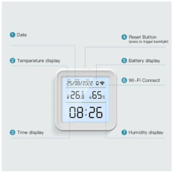 Wall Thermometer for Indoor Use