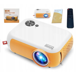 Zenwire A10 Mini Projector LED Lamp with Built-in Speakers White