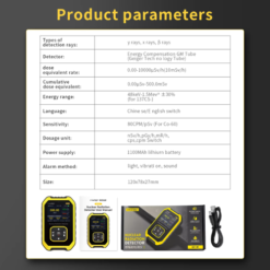 FNIRSI GC-01 Digital Radiation Meter