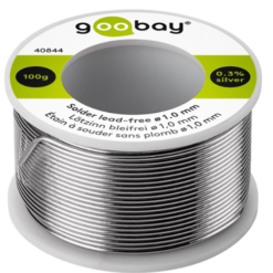 GOOBAY welding wire 40844, Φ1mm lead free 100g