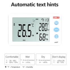 Uni-T Thermometer & Hygrometer for Indoor Use