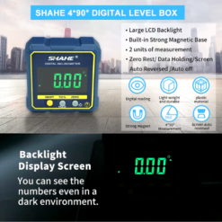 SHAHE 5315-90C Digital Protractor Inclinometer