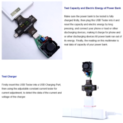Atorch J7-c-BL USB Port Health Tester with 12 Functions