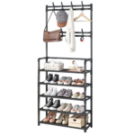 Entryway Furniture with Hanger & Shoe Rack 60x29x170cm