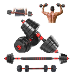 Dumbbell Set with Barbell Total Weight 40kg